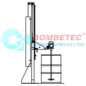 Suporte Sobe e Desce para Agitadores e Misturadores